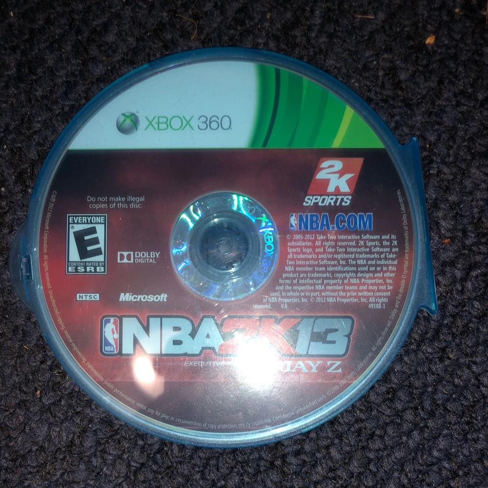 NBA 2k 13 Xbox 360 game